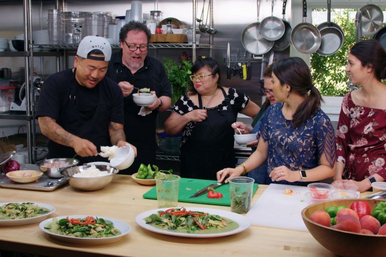 Кадр з шоу "Розмови шеф-кухарів"