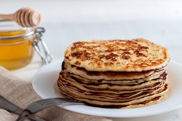 Млинці на&nbsp;дріжджах