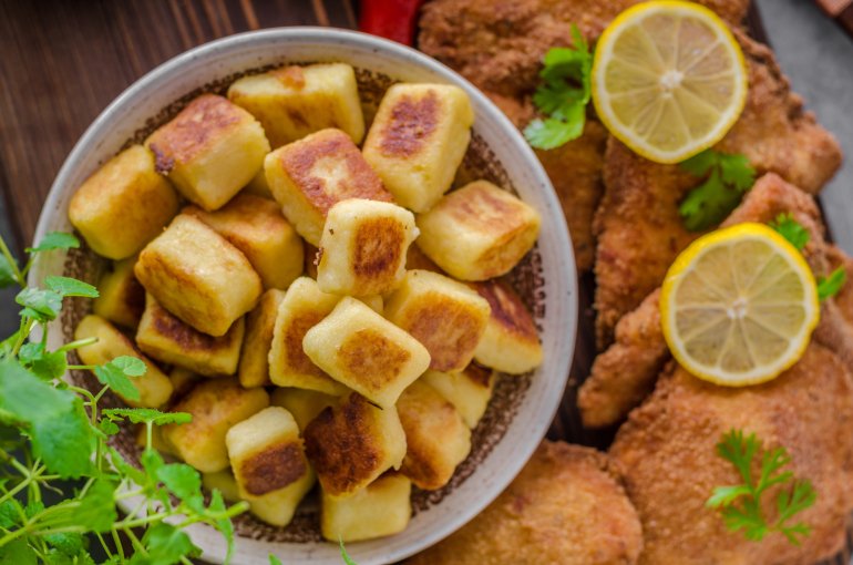 Смажені галушки