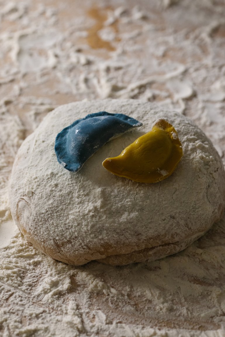 Синие вареники