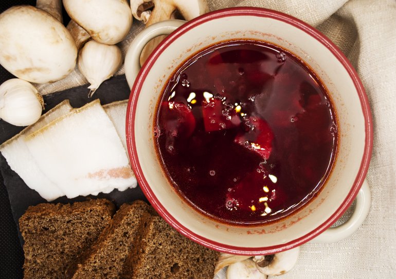 Грибной борщ