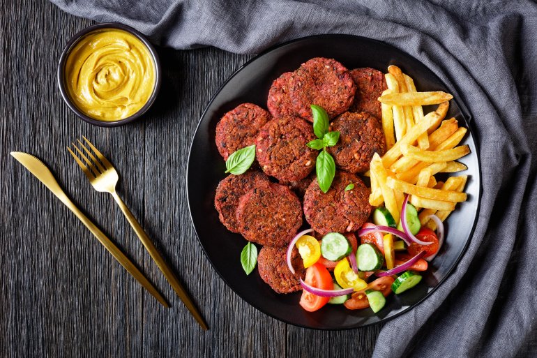 Свекольные котлеты