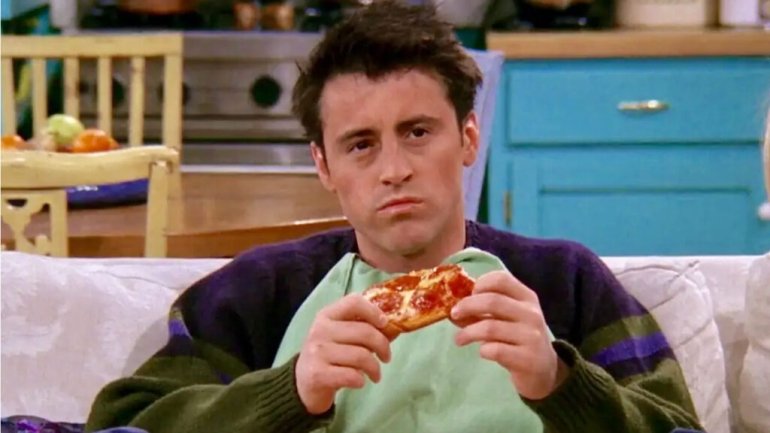 «Джої не&nbsp;ділиться їжею». Кадр із&nbsp;серіалу «Друзі»