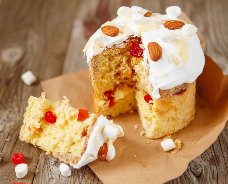 Панетоне з глазур'ю