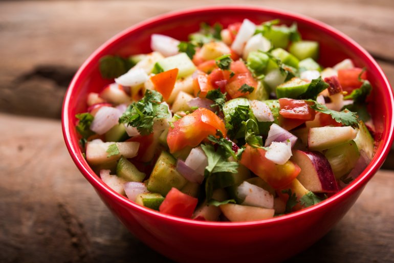 Овочевий салат качумбер