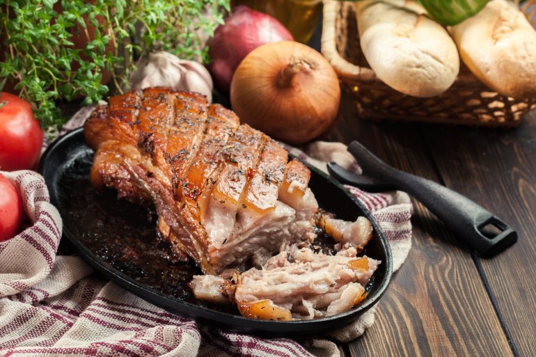 Запечено сало