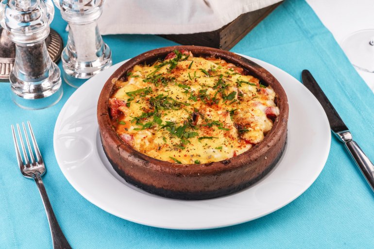 Овочеве рагу під сиром