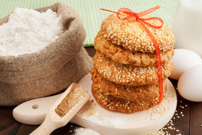 Печенье с&nbsp;кунжутом