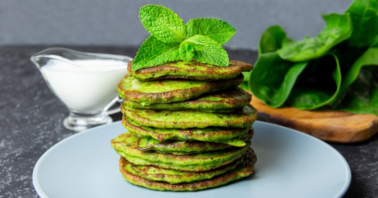 Шпинатні млинці