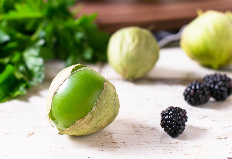 Томатильйо часто використовують у&nbsp;сальсах