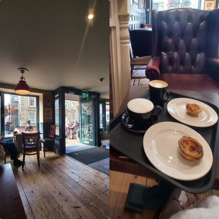 У&nbsp;британській кав’ярні. Кавування з&nbsp;тістечком паштейш