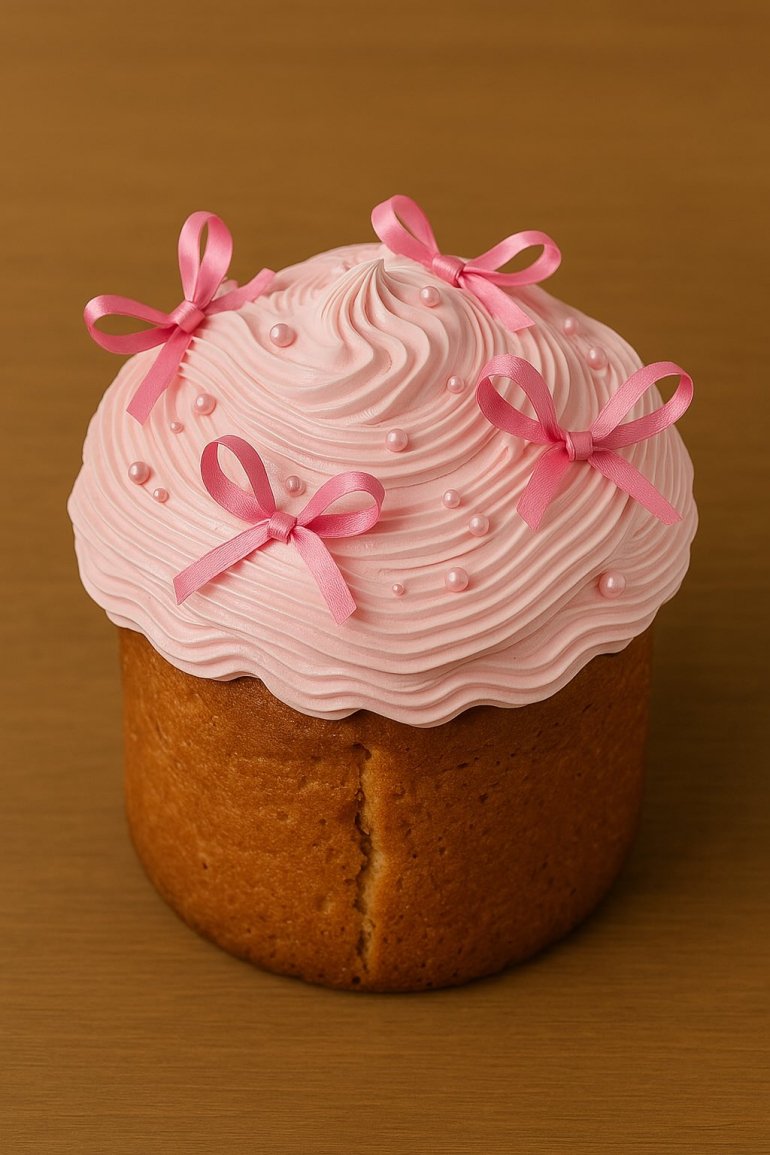 Паска з&nbsp;зефірною глазур’ю без цукру