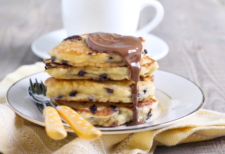 Панкейки із&nbsp;шоколадом<br>