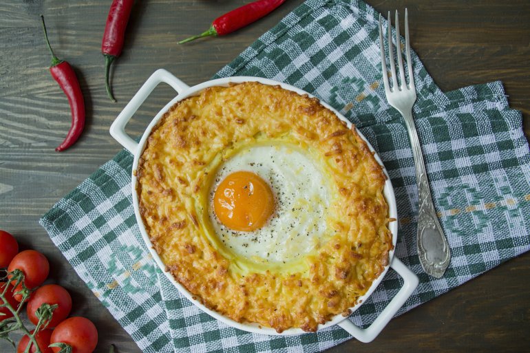 М’ясна запіканка з&nbsp;яйцем