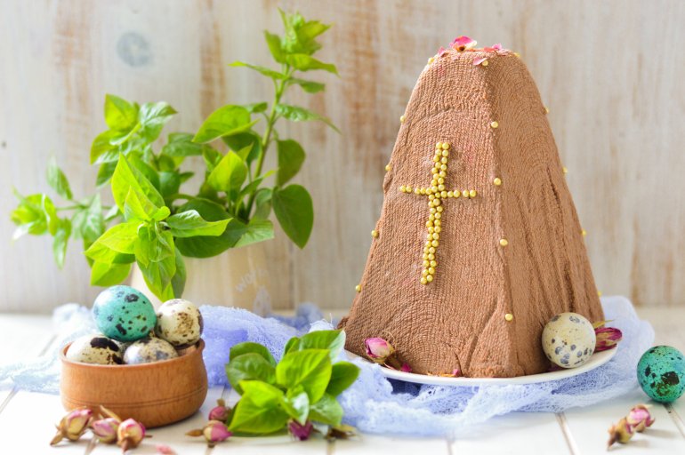 Кавова сирна паска