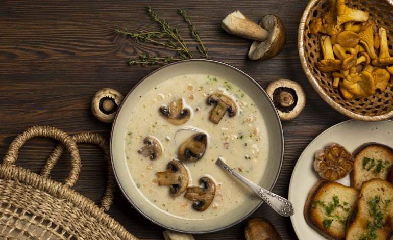 Крем-суп з&nbsp;грибів