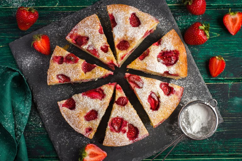 Рецепт клафуті з&nbsp;полуницею