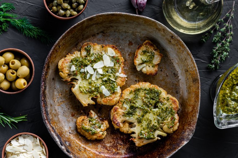 Стейки з&nbsp;цвітної капусти