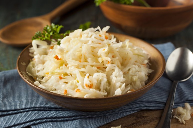 Пробіотики містяться у&nbsp;квашеній капусті