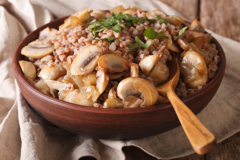 Гречка з&nbsp;грибами