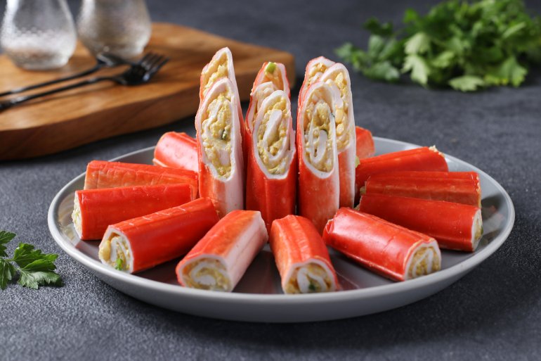 Фаршировані крабові палички