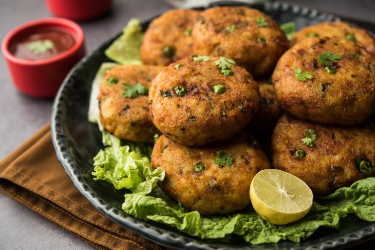 Овсяно-картофельные котлеты