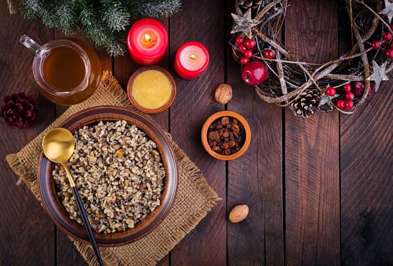 Різдвяний стіл: узвар, кутя