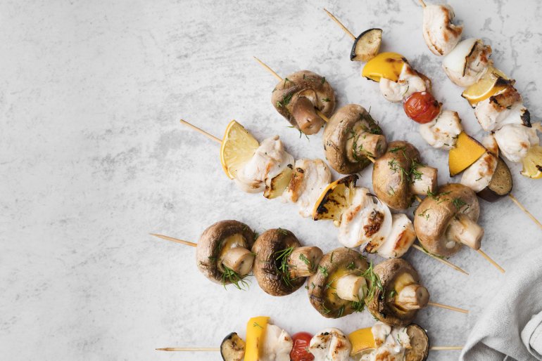 Шашлики з&nbsp;грибів