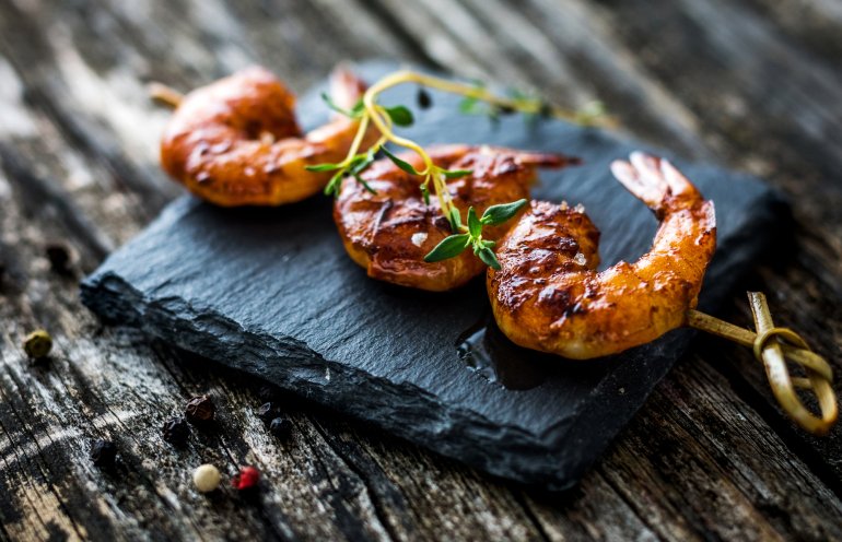 Підсмажені креветки