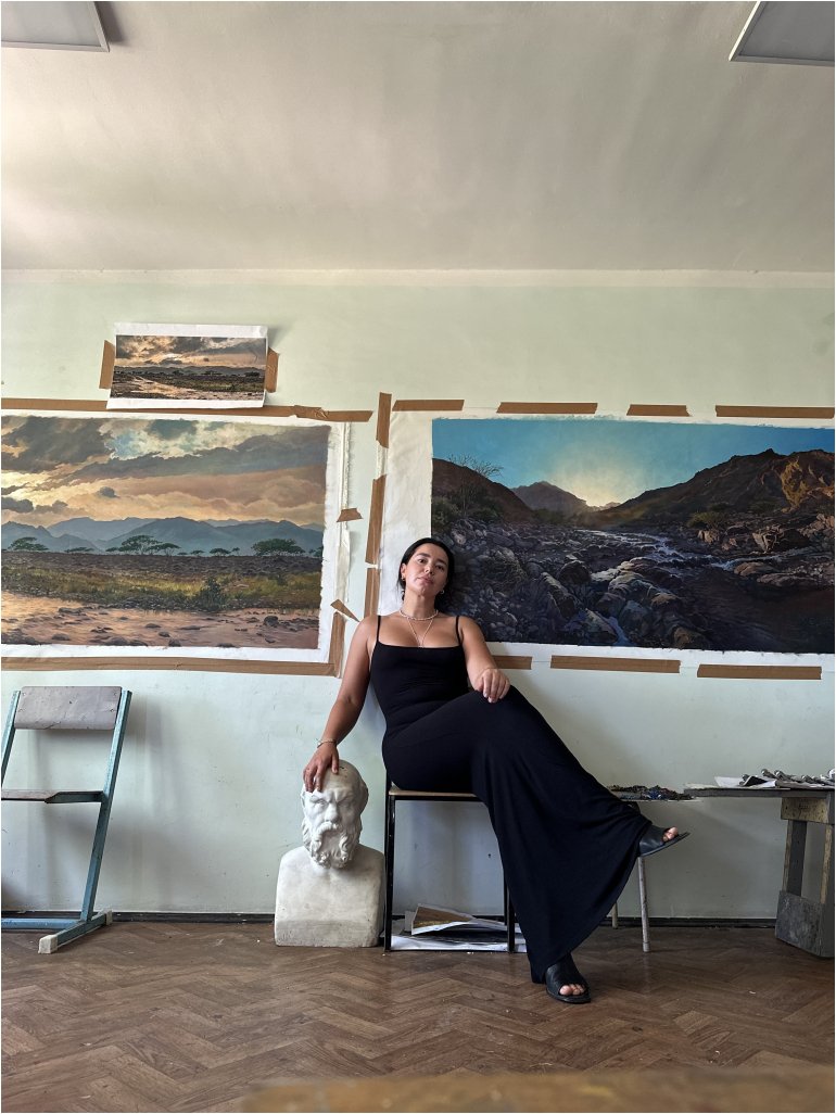 Художницю надихає естетика буття