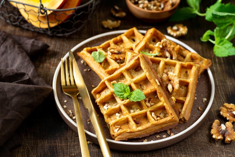 Гарбузові вафлі