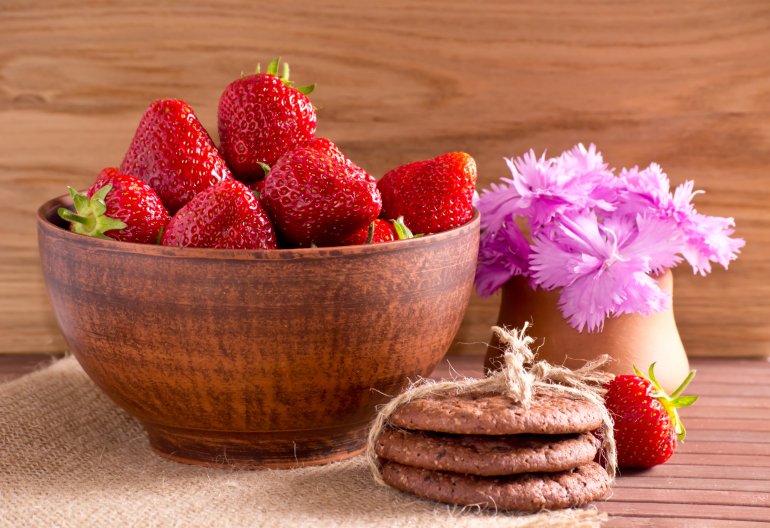 Полуниця й&nbsp;вівсяне печиво