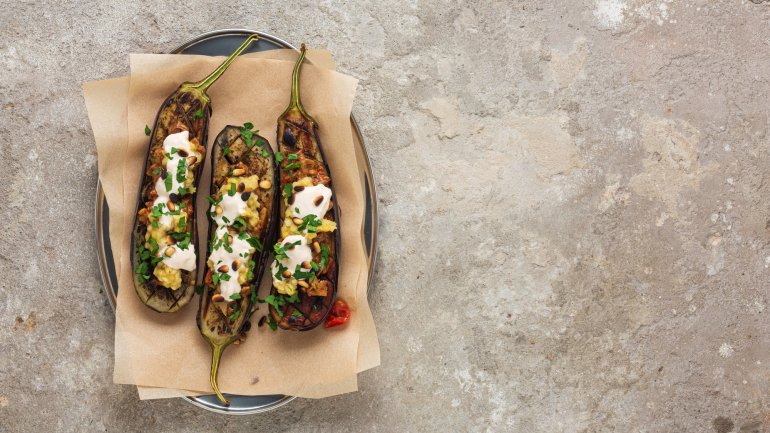 Запеченный баклажан