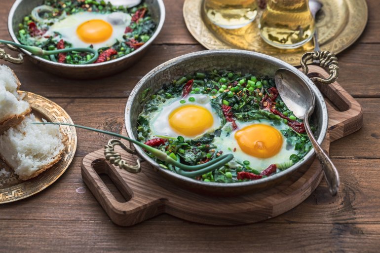 Зеленая шакшука